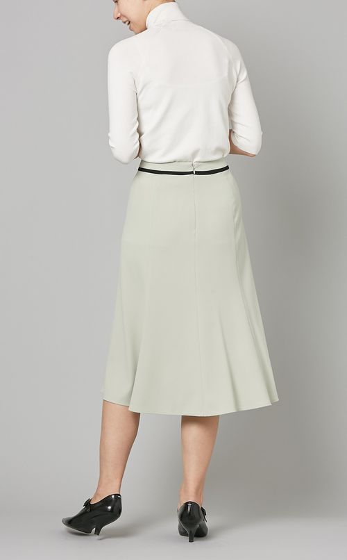 ウエスト切替フレアスカート