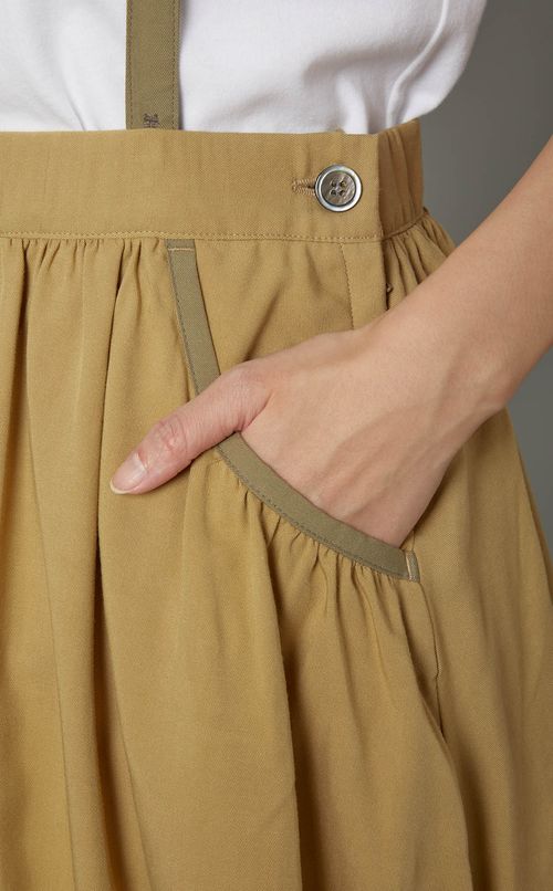 ティアードサロペットスカート