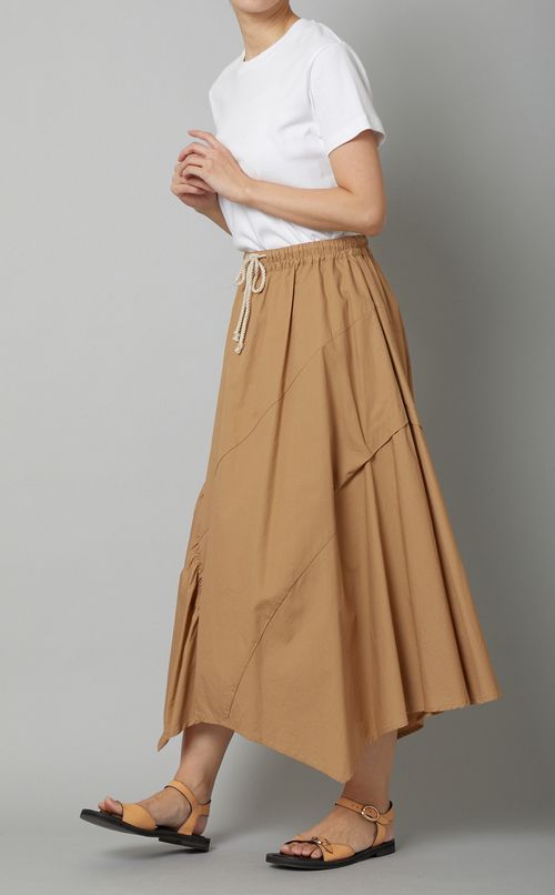 ウエストギャザーAラインスカート