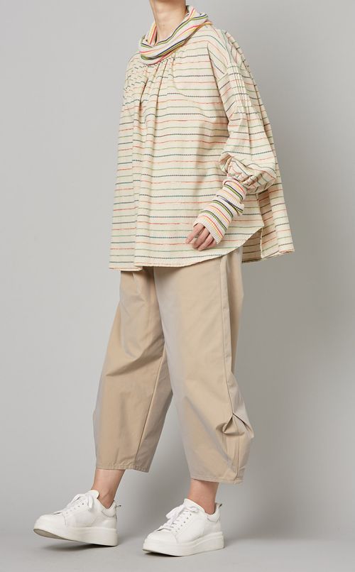 フロントタックバルーングルカパンツ