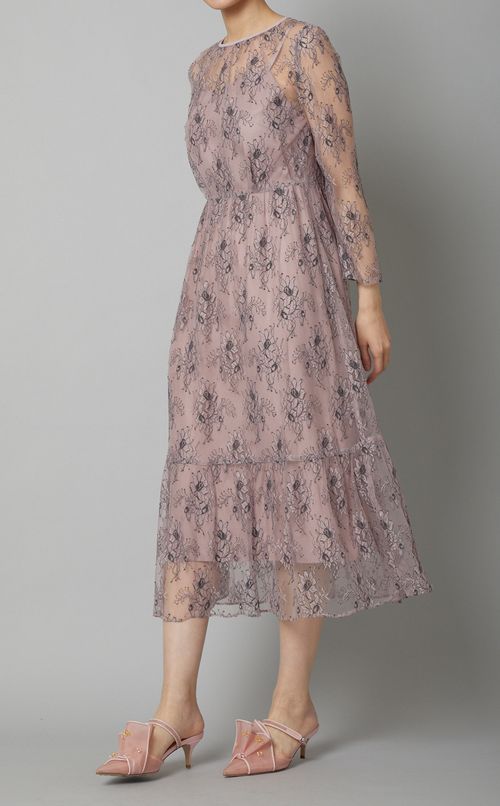 オールレースドレス