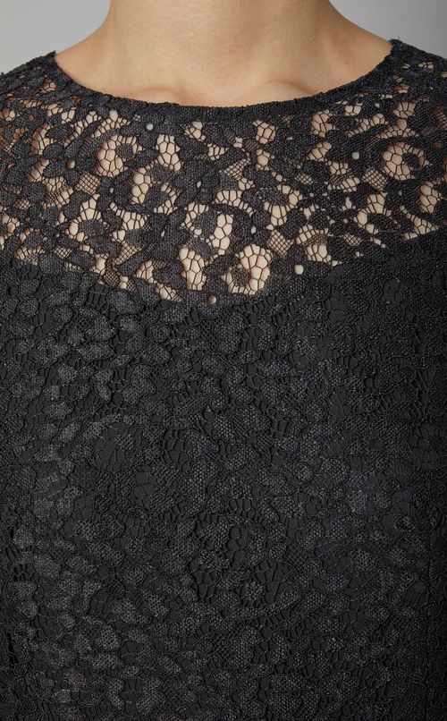 パイピングレースコクーンワンピース