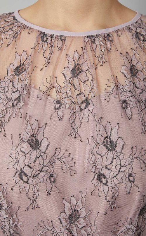 オールレースドレス