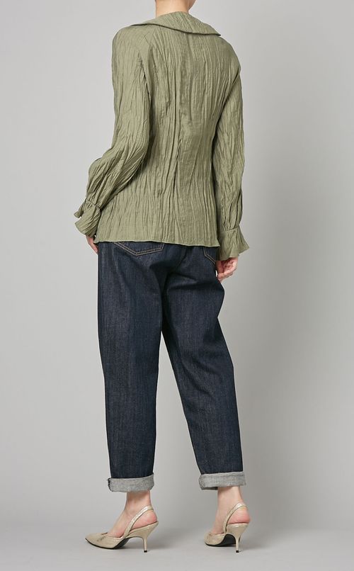 2wayプリーツブラウス