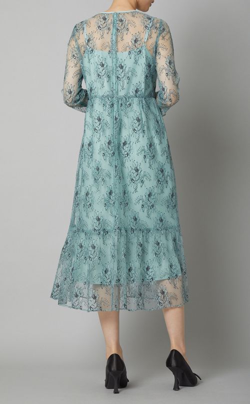 オールレースドレス