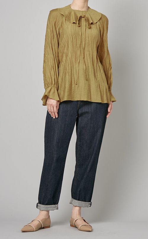 2wayプリーツブラウス