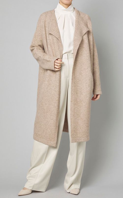 シングルプリーツワイドパンツ