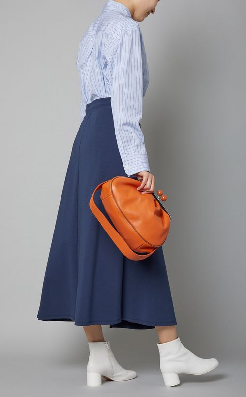 タフタ切替ドローコードギャザースカート