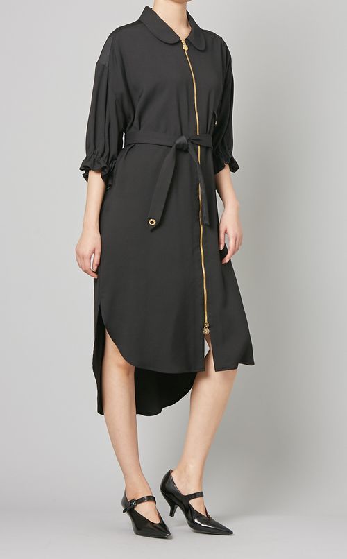 ショートスリーブシャツワンピース