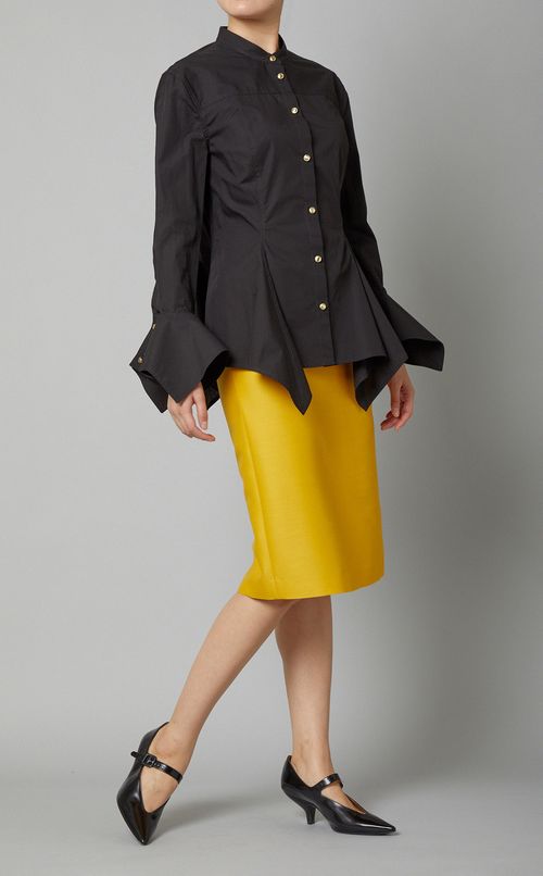 ウールシルクタイトスカート