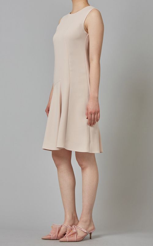 アシンメトリードレープワンピース