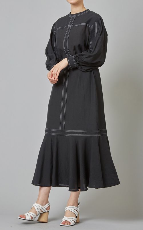 ステッチフレアイージースカート