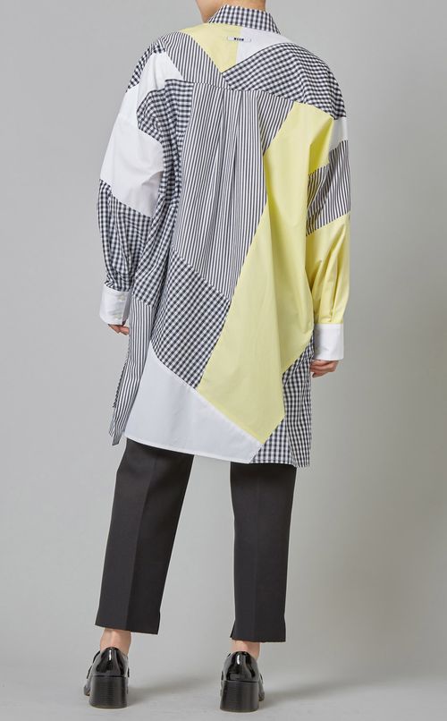 マルチパネルロングシャツ