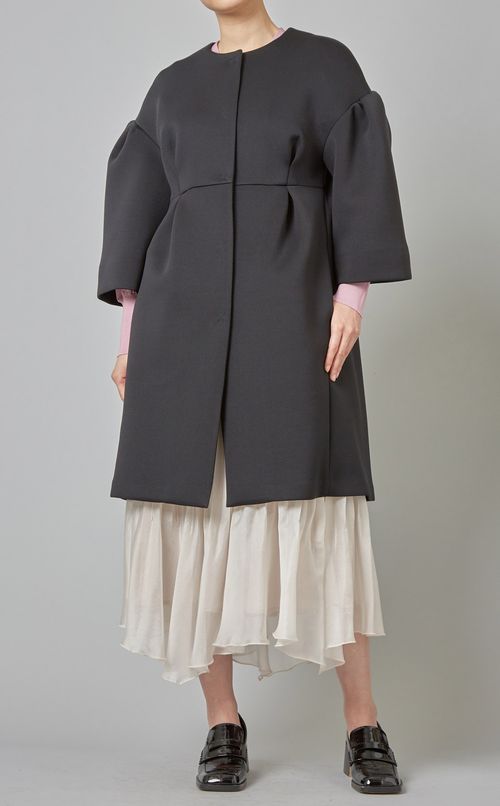 ボリュームスリーブコート