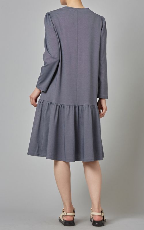 デニムライクジャージーワンピース