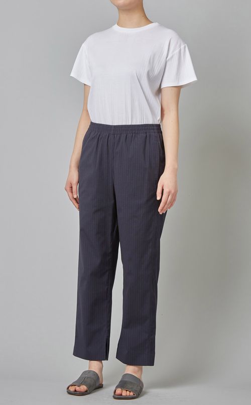 ピンストライプイージーパンツ