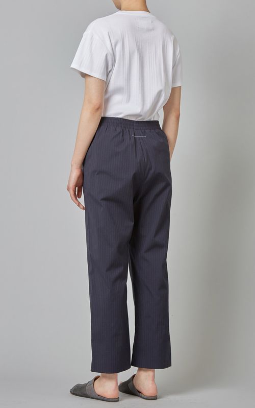 ピンストライプイージーパンツ