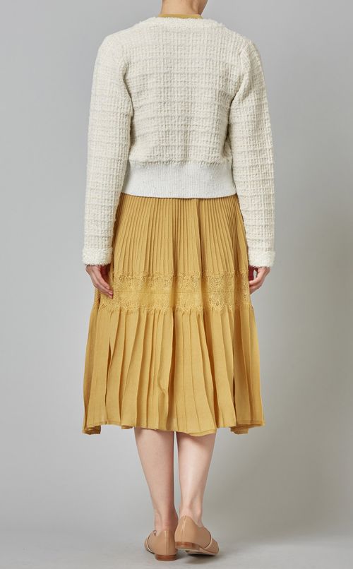 ツイードニットカーディガン