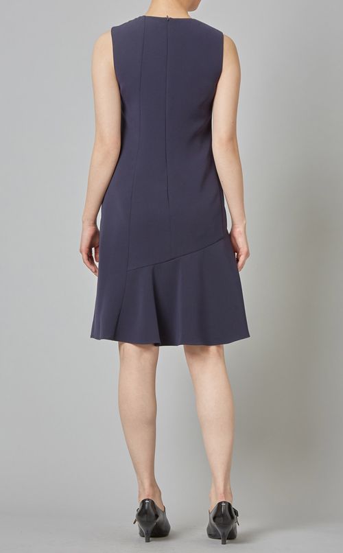 アシンメトリードレープワンピース