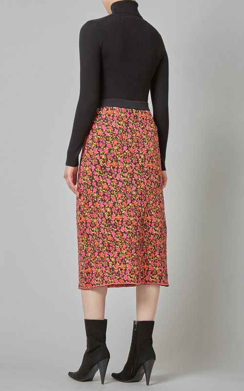 ジャガードニットタイトスカート