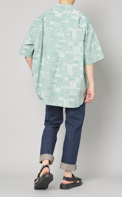 ジャカードハーフスリーブシャツ