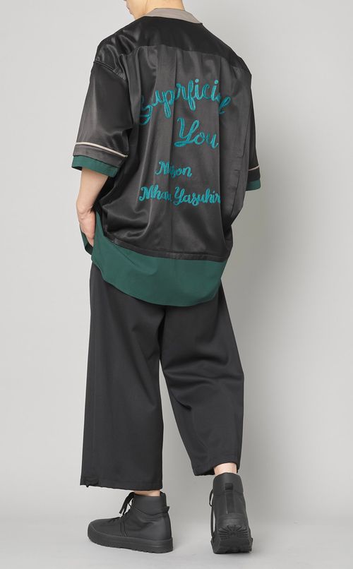 ミックスレイヤードボーリングシャツ