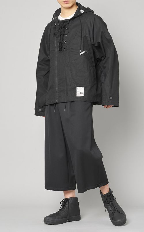 レースアップミリタリージャケット