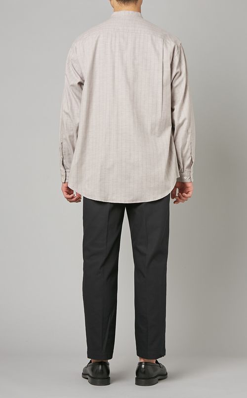 バンドカラーシャツ