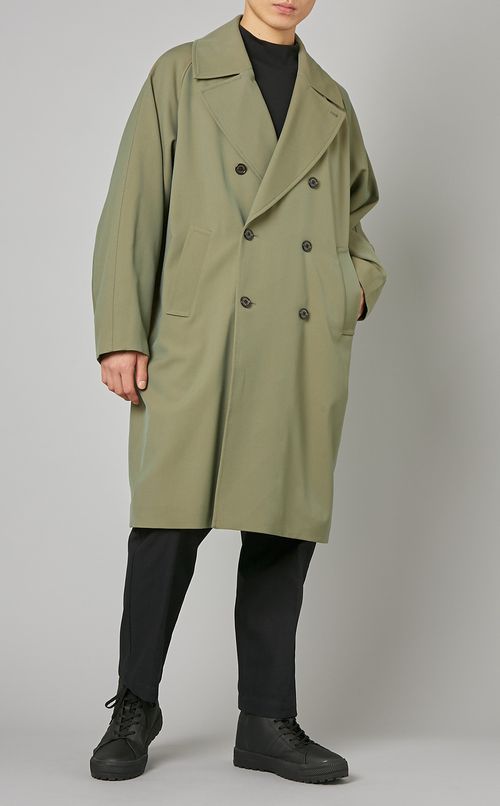 ウールギャバトレンチコート