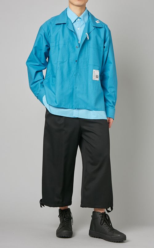 フロントレイヤードシャツ