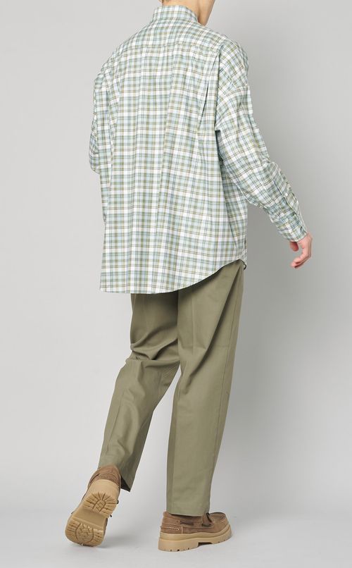 チェックテントシャツ