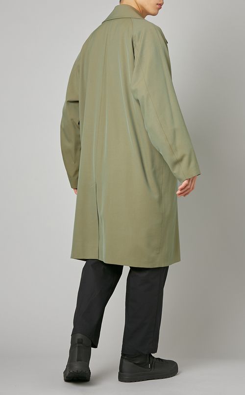 ウールギャバトレンチコート