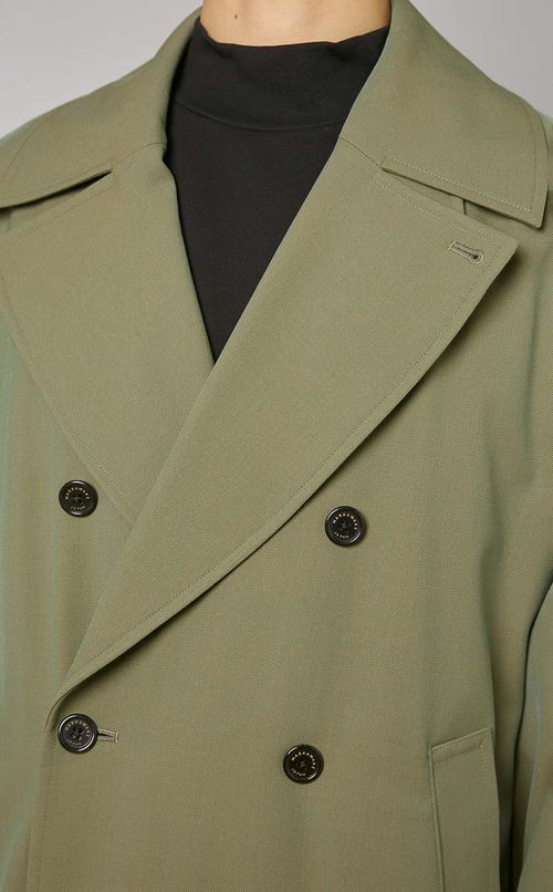 ウールギャバトレンチコート