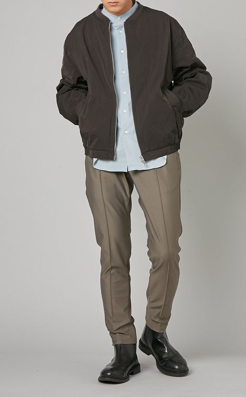 センターシームスリムパンツ