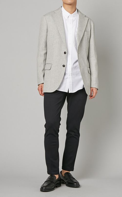 レーヨンテーパードパンツ