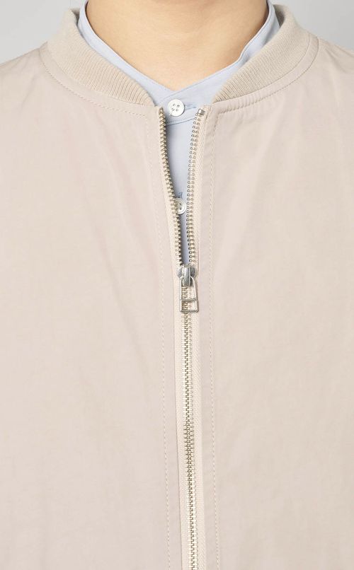 ポリナイロンジップブルゾン