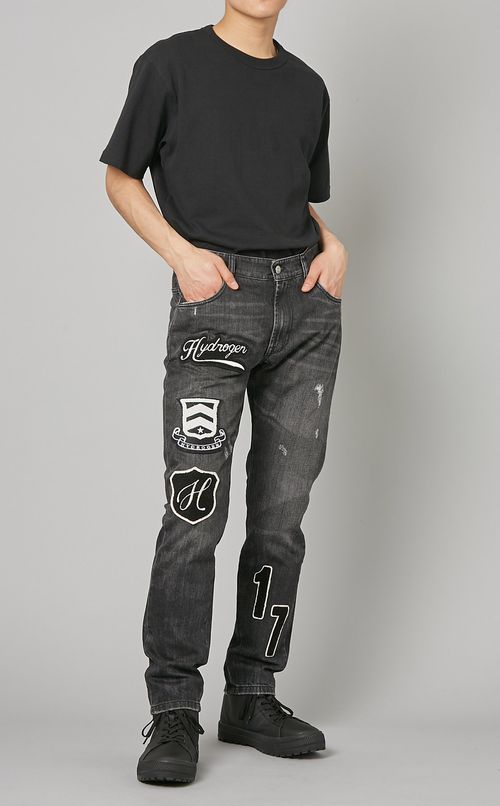 ロゴワッペンデニム