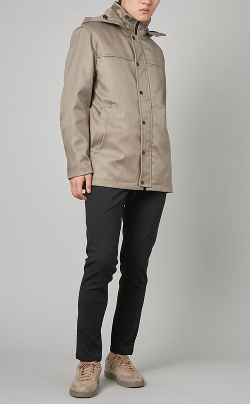 レーヨンテーパードパンツ