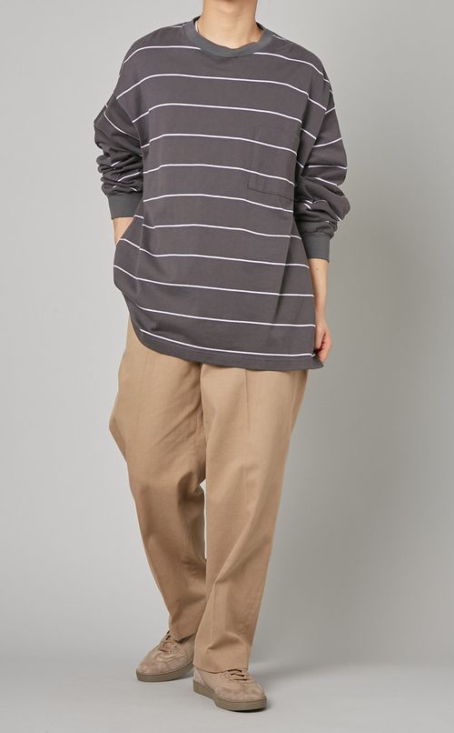 ボーダーロングスリーブTシャツ