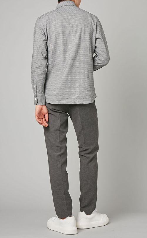 ドビーワイドカラーシャツ