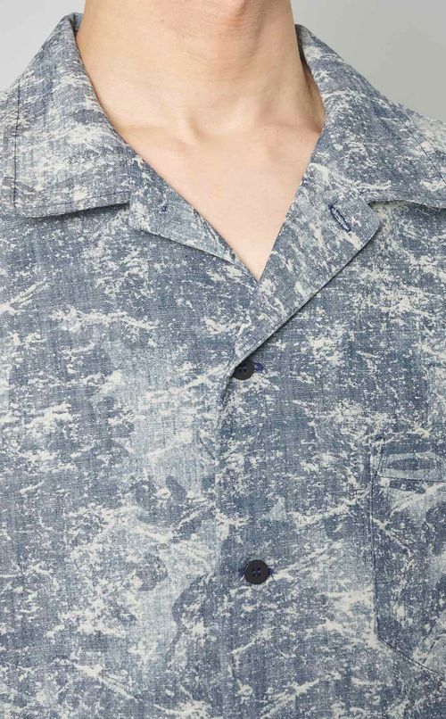 ジャガードジャージシャツ