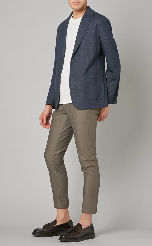 センターシームスリムパンツ