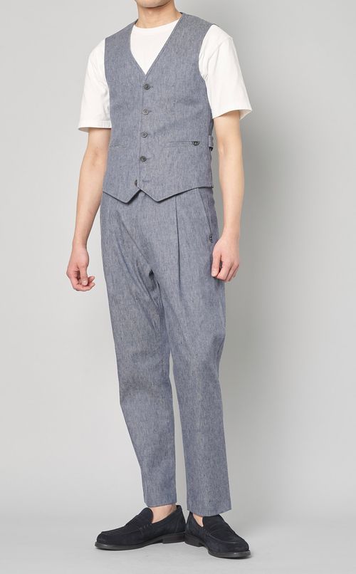 リネンコットンジレ