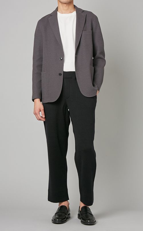 ウールアクリルニットパンツ