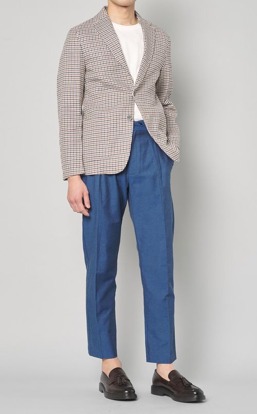 ガンクラブチェックシングルジャケット