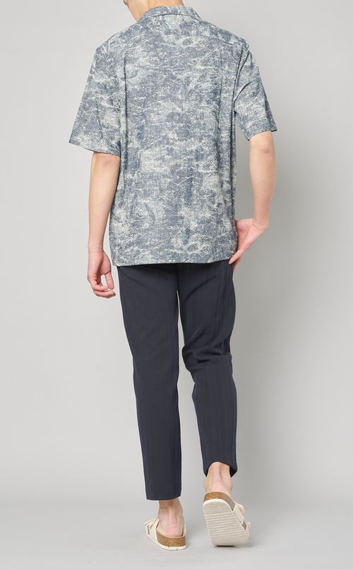 コットン混ドロストパンツ