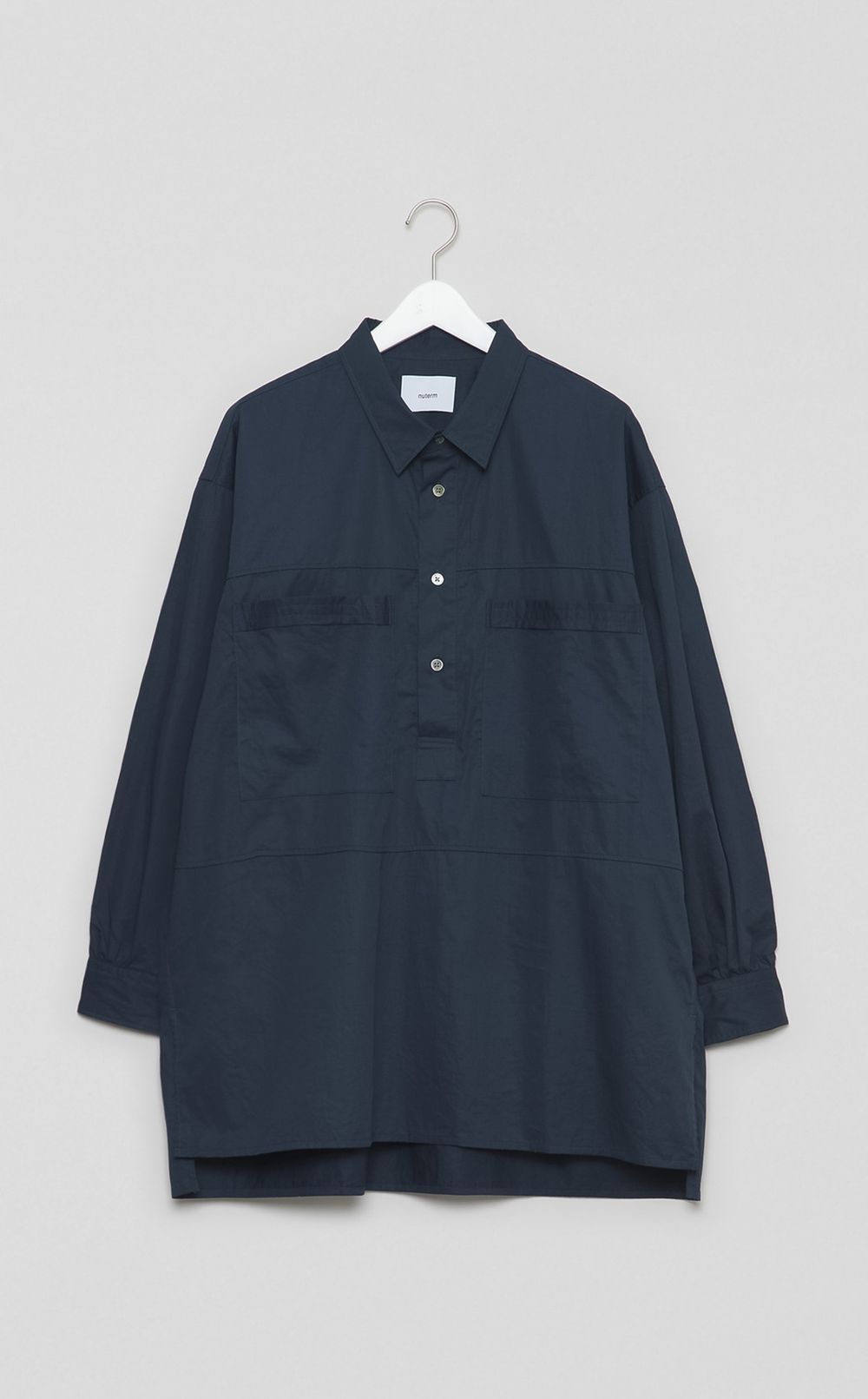 ロングプルオーバーシャツ