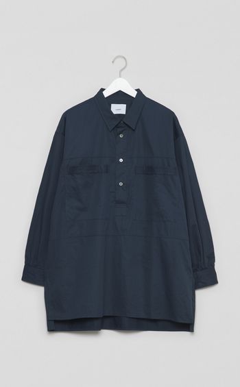 ロングプルオーバーシャツ