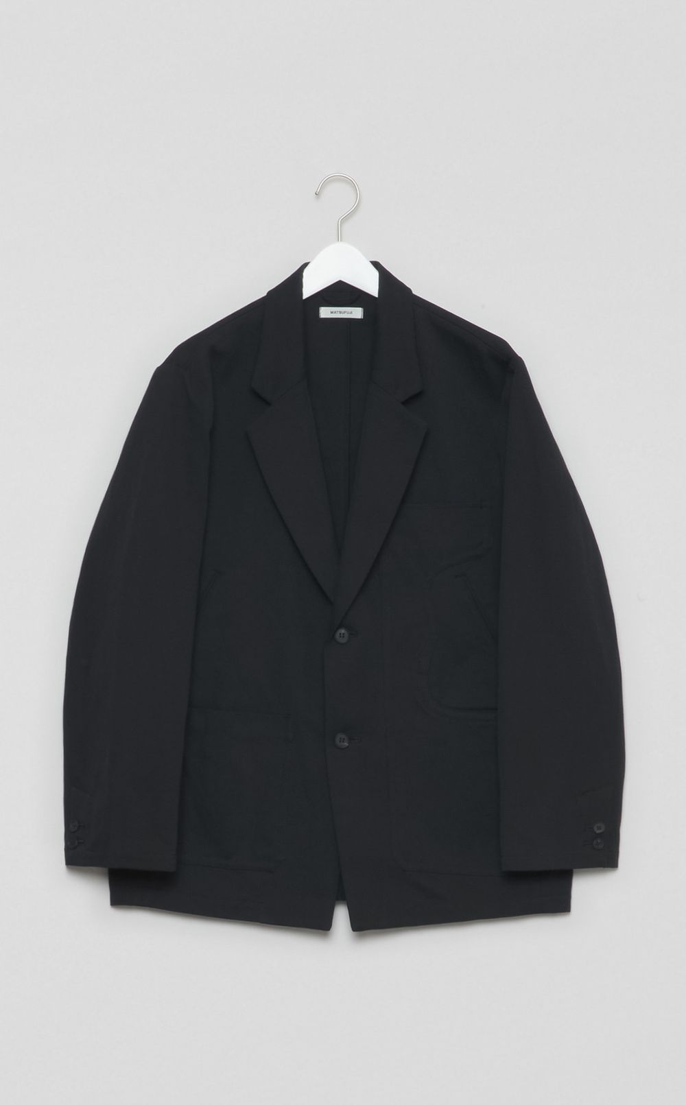 コットンリネン2ボタンワークジャケット