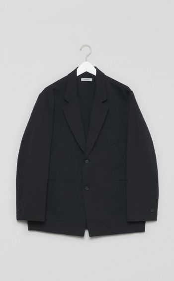 コットンリネン2ボタンワークジャケット